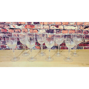 Towle Majesty Crystal Goblets - 8 5/8" -TWO Sets of 4 With Boxes
